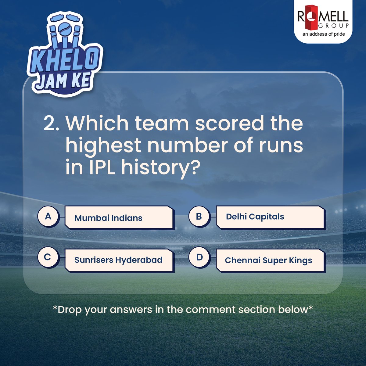 Pro Tip: Recently, the team surpassed its own record for the most runs ever scored in the IPL. Drop your answers in the comment section below.