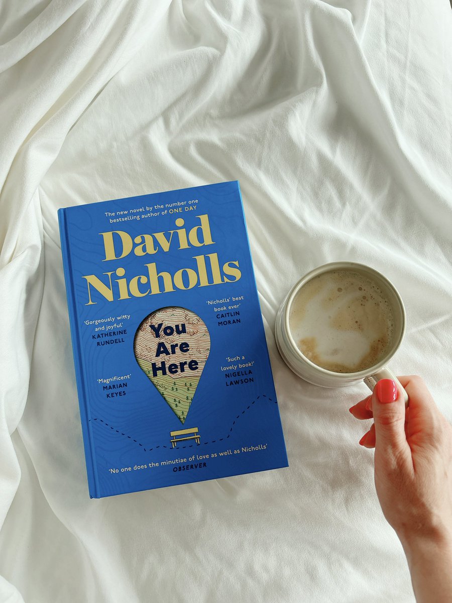 Started #YouAreHere by @DavidNWriter last night and already know I’m going to love it. Obsessed with the writing! #BookTwitter