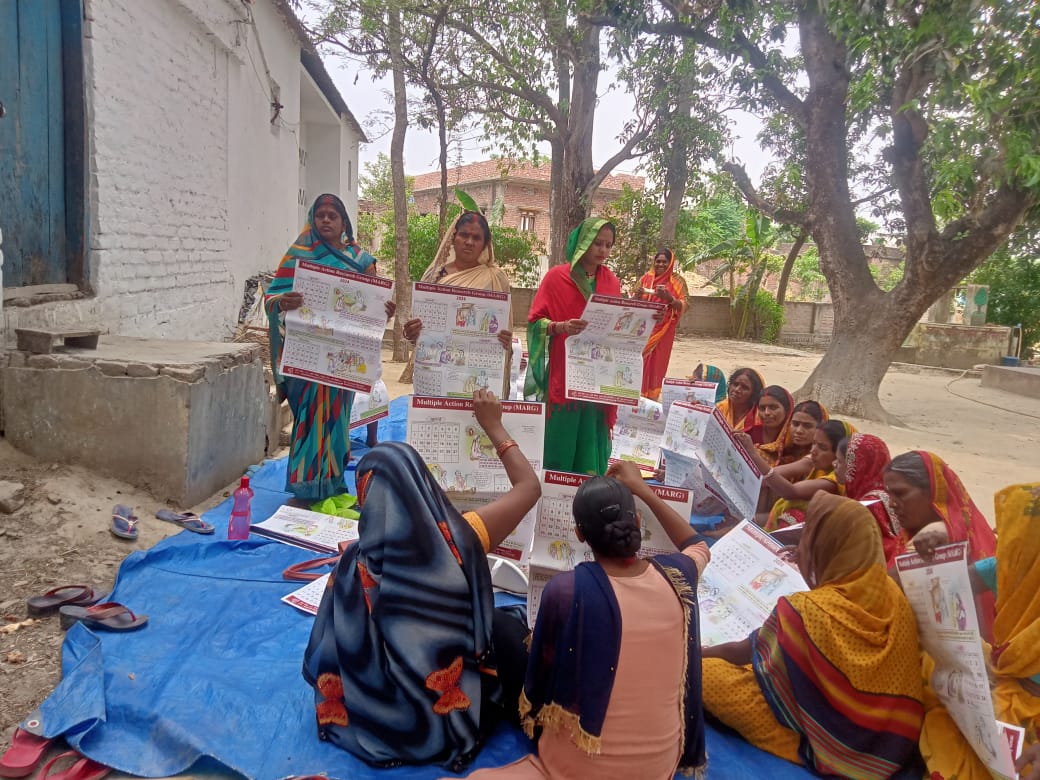 MARG team conducted legal literacy awareness workshop on women's right and gender equality at Village Parsauna, Ghogha Gram Panchayat, District West Champaran, Bihar. #MARG #LegalRights #WomenRights #Samta #GenderEquality