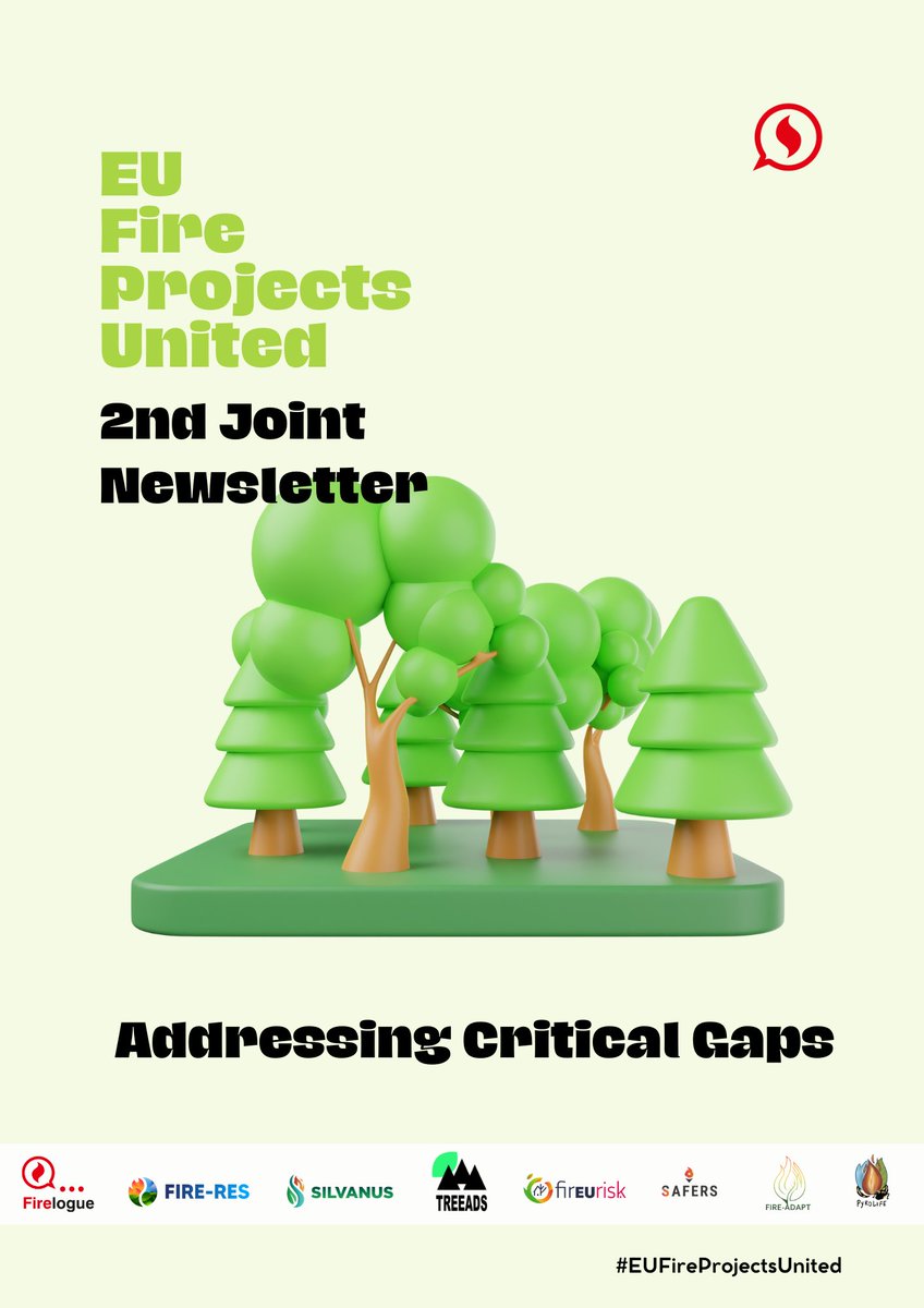 FIRERESProject's tweet photo. The 2024 Newsletter from #EUFireProjectsUnited is out! 🔥With a focus on Addressing Critical Gaps, that's the first of three items dedicated to @firelogue @SilvanusProject @TREEADSH2020 @FirEUrisk @SAFERS_H2020 @FIRE_ADAPT @PyroLife_ITN 🎯
Read it here🔗https://t.co/6LkV0FPMiS https://t.co/4AuuYzzEqf