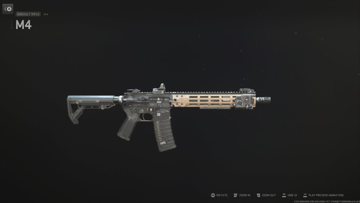 Old reliable
Rifle: M4
Attachments:
Ravage-8 stock
Sakin Grip
Stolv Tac Laser
SZ MINI
Armor Piercing Rounds

This loudout has never failed in my years of playing DMZ.