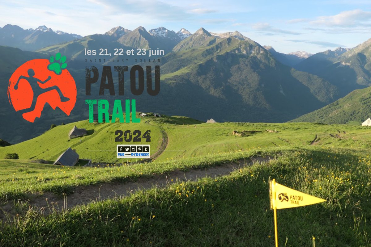 PATOU TRAIL 2024 
les 21, 22 et 23 juin
+infos : vuesurlespyrenees.blogspot.com/2024/05/patou-…

Inscriptions ouvertes !
trois jours de courses et de passion pour le trail en montagne, à Saint Lary Soulan 

#hautespyrenees #trail #pyrenees #Occitanie