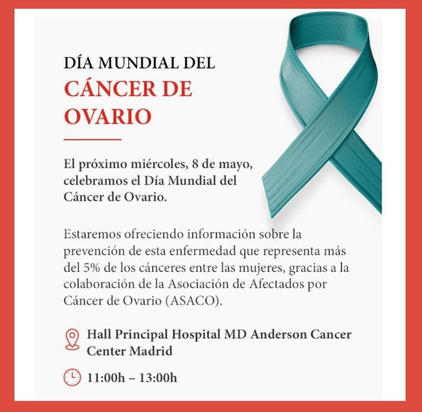 #diamundialdelcancerdeovario @asociacionASACO