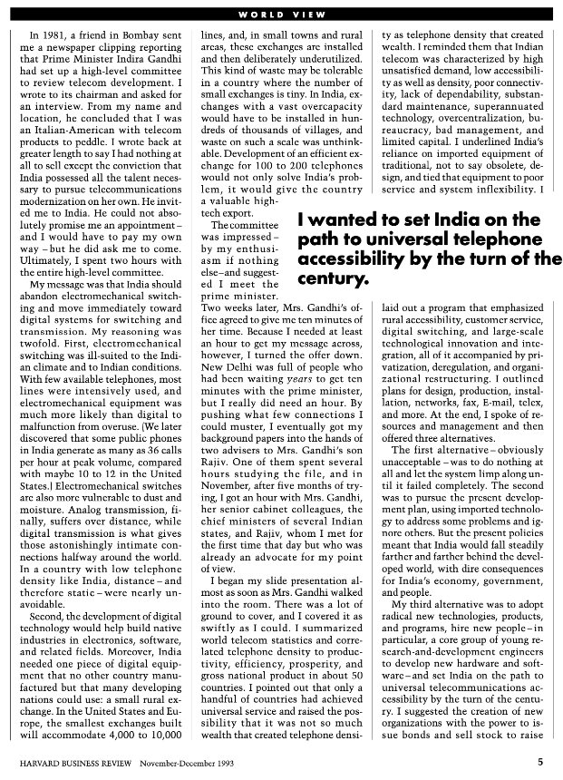 It is easy to dunk on Sam Pitroda's statements. To mock him and his contributions to our country. He is one of India's foremost technocrats and if not respect does deserve a holistic public assessment. For a moment, I hope some consider and read this excellent paper he wrote on…