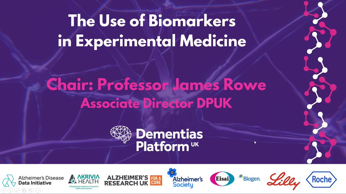 In case you missed it...or want to revisit, watch session on 'The Use of Biomarkers in Experimental Medicine' from #Translation2024 conference & learn more about exciting advancements that could transform early and accurate diagnosis of #dementia: zurl.co/ZKak