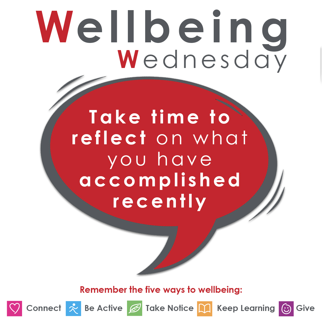 Mental wellbeing doesn't have one set meaning. We might use it to talk about how we feel, how well we're coping with daily life or what feels possible at the moment. Have a look at our handy tip this #WellbeingWednesday and help improve your mental wellbeing.