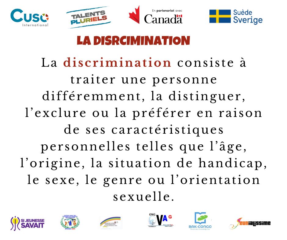 🎯La discrimination est une réalité douloureuse qui persiste dans notre société.

Soyons des agents de changement, 

Célébrons la diversité et l'inclusion pour un avenir égalitaire et prospère. ✨

#CampagneGESI 
#Aveniregalitaire
#Célébronsladiversité