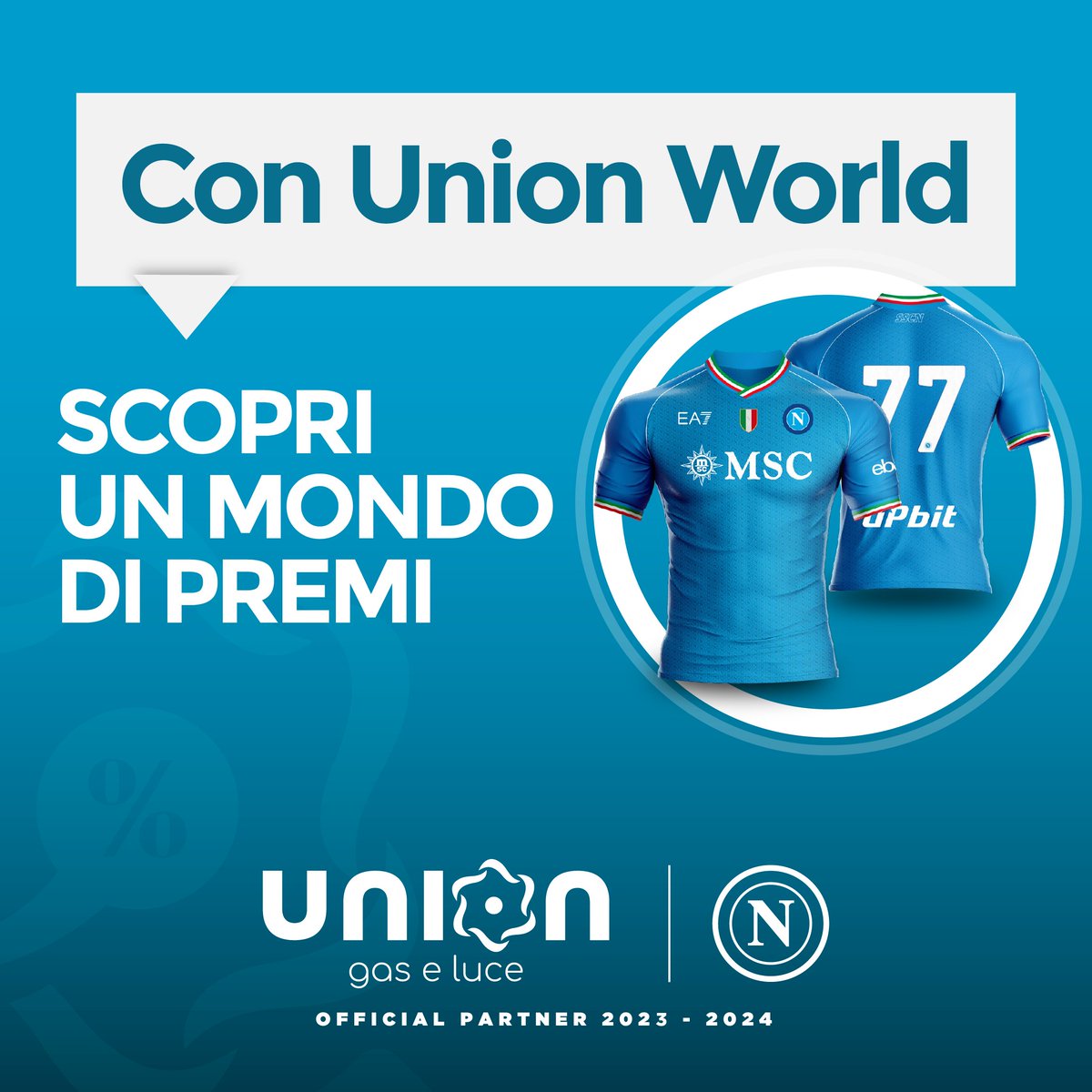 Scopri un Mondo di Premi con il programma fedeltà del nostro partner @Uniongaseluce! Vai su uniongaseluce.it/union-world per scoprire di più su Union World!