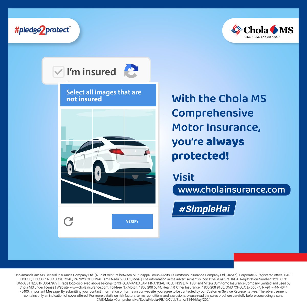 Passionate about cars? We’re passionate about securing them. 

Go to cholainsurance.com and insure your car today!

#StayProtected #StayInsured #CholaMS