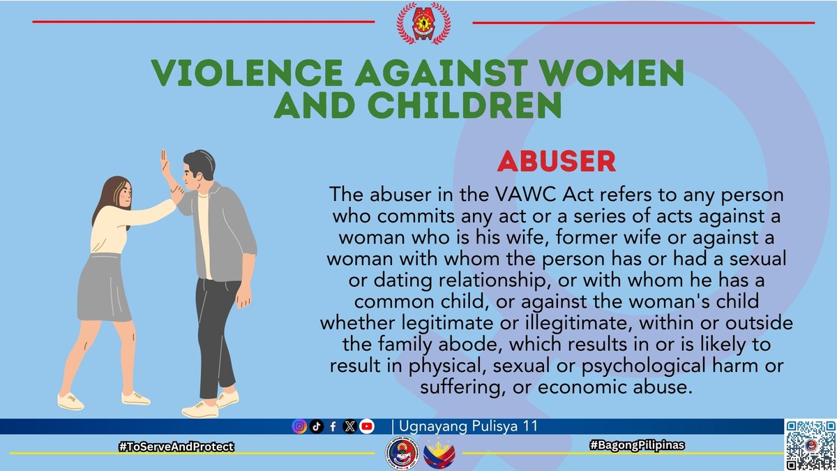 VAWC | Abuser

#TeamPRO11
#ToServeandProtect
#BagongPilipinas
#ditosabagongpilipinasgustongpulisligtaska
#UgnayangPulisya11