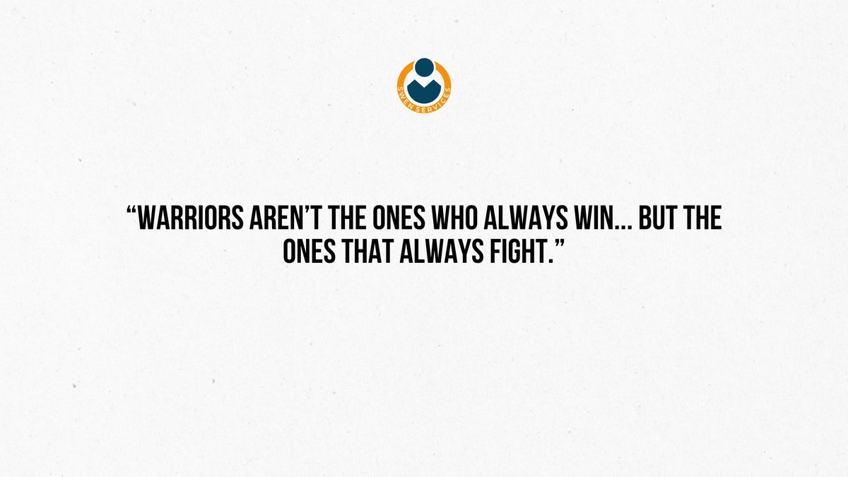 In the theater of life, victory isn't solely defined by the tally of wins, but by the resilience to keep fighting despite the odds. Warriors aren't merely those who bask in the glow of triumph; they are the ones who embrace the struggle with unwavering determination.
#bewarrior