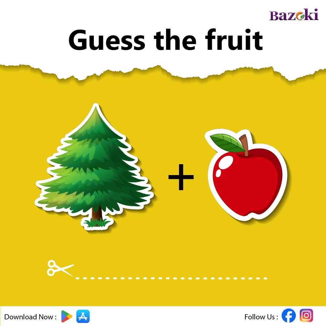 Pine and Apple can make a good couple. 
#fruitsbasket #bazoki #fruits #guesswhat