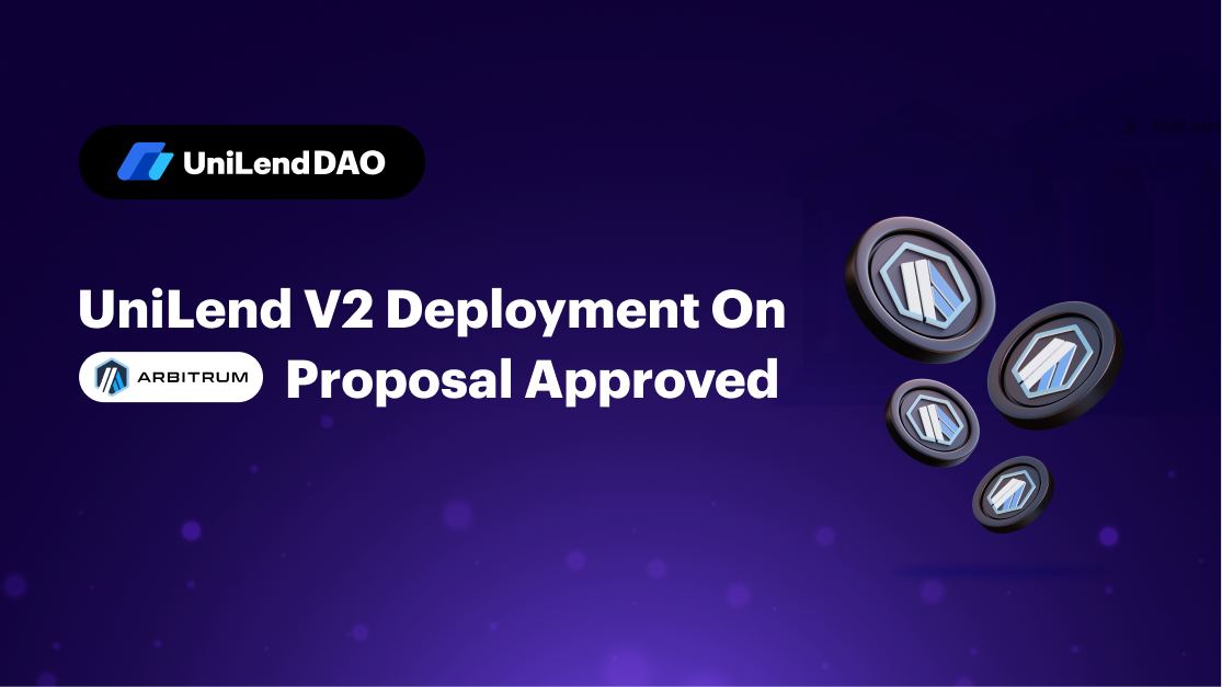 🚨New Chain Alert🚨

#UniLendV2 Deployment on Arbitrum Proposal is now Approved✅

🗳️Our community gives the proposal the green light, passing it with flying colors during the voting phase. 

📚Learn More: commonwealth.im/unilend-financ…

Keep your eyes!

@UniLend_Finance