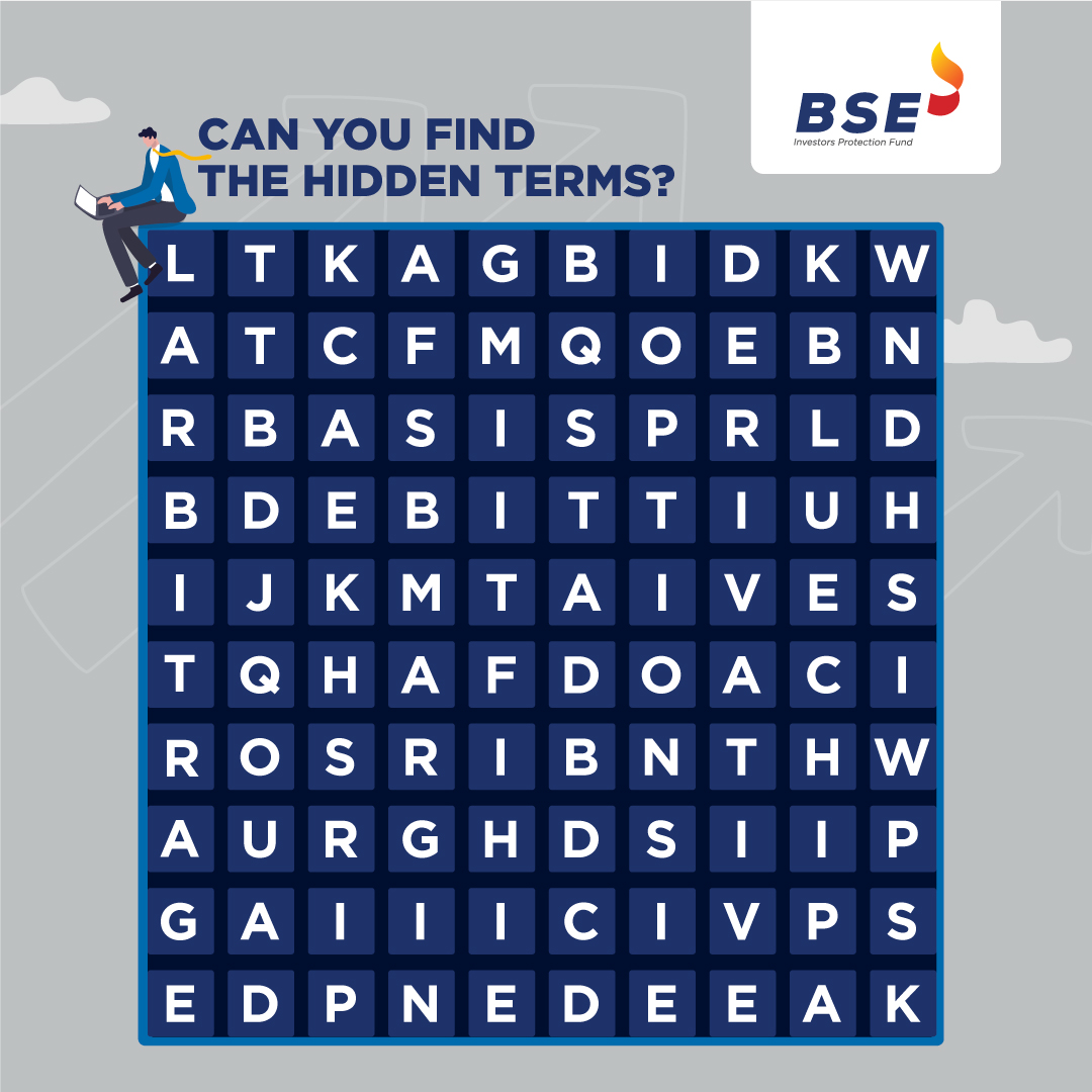 #FinancialTermFinder Ready to find these hidden words? Words : Options | Derivative | Arbitrage | Margin Who's up for a finance challenge? Tag your knowledgeable finance friends and dive in! #BSE #BSEIndia #Options #Derivative #Arbitrage #Margin