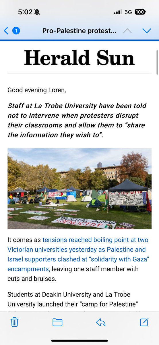 This is a Disgrace - Staff at  @latrobe University have been told not to intervene when protesters disrupt their classrooms and allow them to “share the information they wish to”. #stopantisemitism