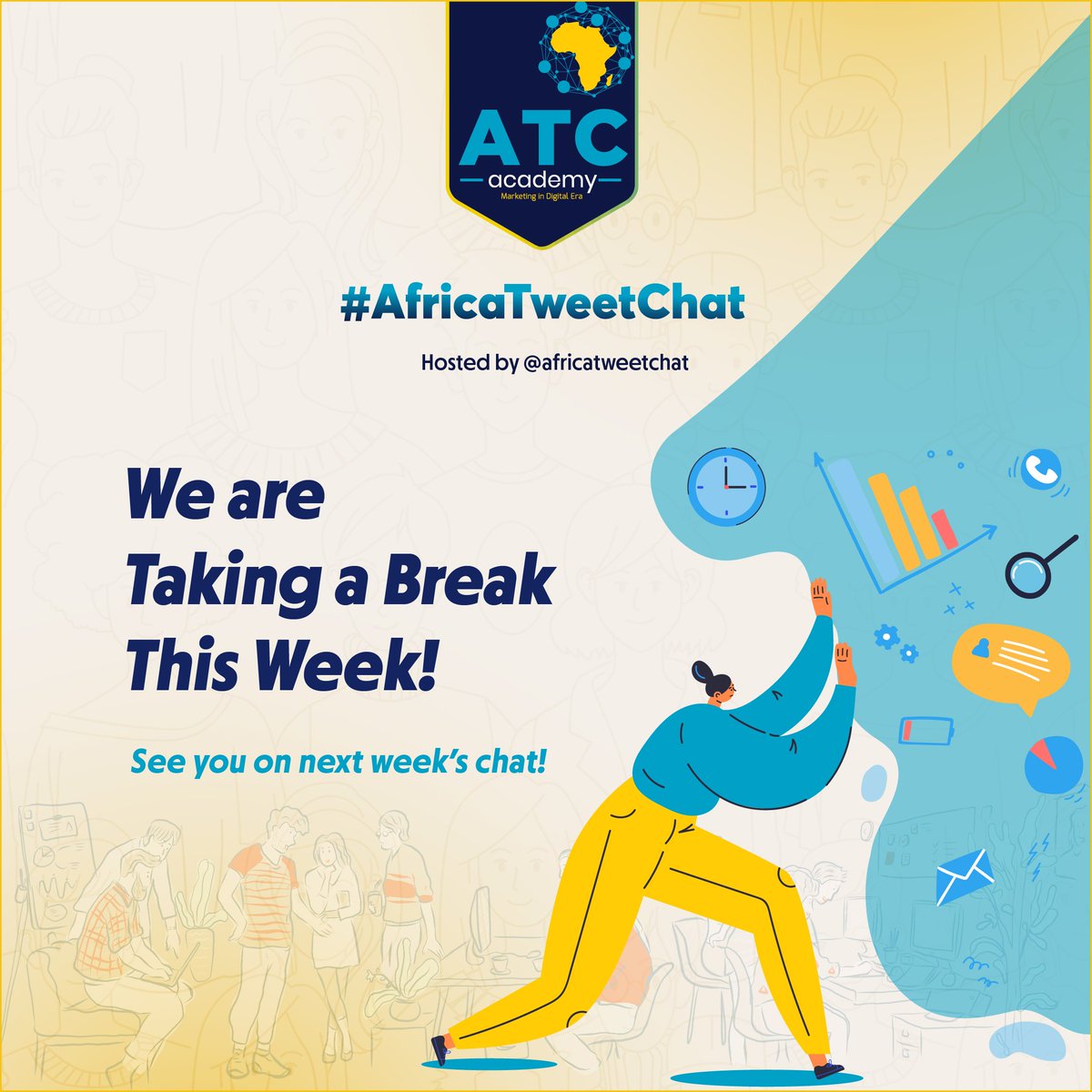 Hey ☺️.
We're taking a break tonight. See you next week 🫶
#AfricaTweetChat