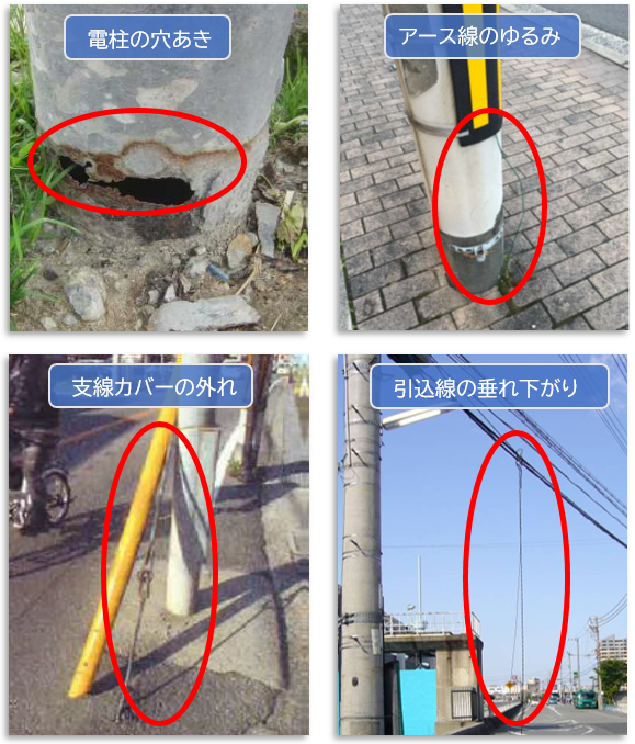 ■「おかしいな」と思った電柱・電話線などを見つけた際はお知らせください

NTT西日本では、不安全な設備の早期発見・修繕に努めています。
日々点検・改善を行い、設備の安全に万全を期しておりますが、万が一不安全な設備を発見されましたら、ご連絡をお願いします。

equipment-report-nttwest.jp/safety_report_…
