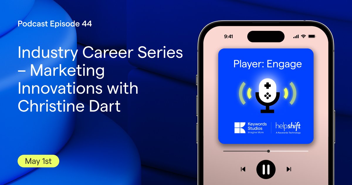 Let's discuss the ever evolving roles in B2B marketing within the video games industry! Check out the latest #PlayerEngage podcast feat. Christine Dart, Global Head of Marketing at @helpshift 👉 loom.ly/DgEQkRA