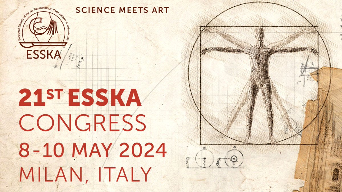 TODAY'S THE DAY! Get ready for #innovative and #educational sessions at #ESSKA2024! The content-rich programme will consist of #scientific sessions reflecting all of #ESSKA‘s specialist areas! Don't forget to download the ESSKA 2024 App, now available in all stores!