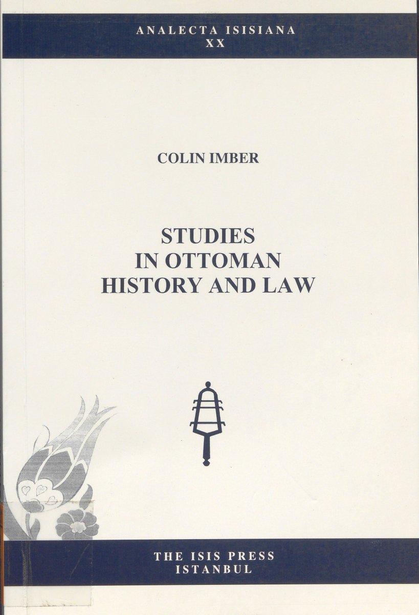 #OpenAccess on #MENAdoc:
„Studies in Ottoman history and law“  by Colin Imber
(Istanbul : The Isis Press, 1996)
dx.doi.org/10.25673/115950
#Ottomanempire