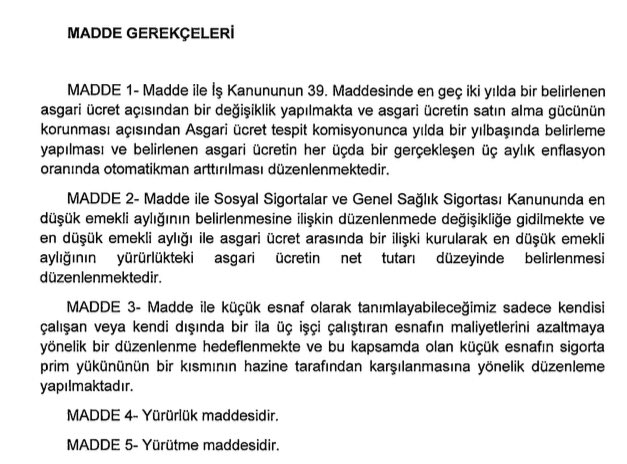 CHP yasa teklifi:
1-Asgari ücreti her Aralık'ta belirle,
her 3 ayda bir enflasyon oranında artır.
2-En düşük emekli maaşını asgari ücrete bağla
Asgari ücretin altında emekli maaşı olmasın.
3-Küçük esnafın çalıştırdığı asgari ücretlinin prim yükünün bir kısmını Bütçe'den karşıla.