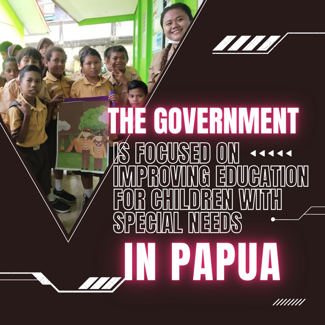 The goverment of Papua is focused on improving education for children with special needs.

#Papua #PapuaIndonesia #SpecialNeeds #SLBPapua #ForABetterPapua.