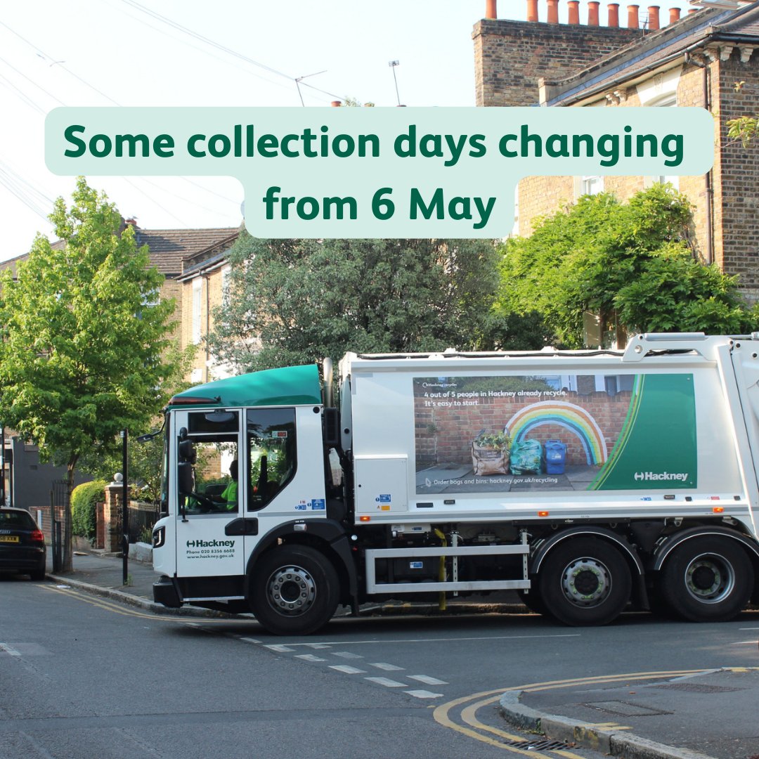 Waste and recycling collection days change at some properties (houses or houses converted into flats) from this week. This will help cut pollution and make our collections more efficient. The frequency of collections will not change. Check your day: orlo.uk/lS7Ny
