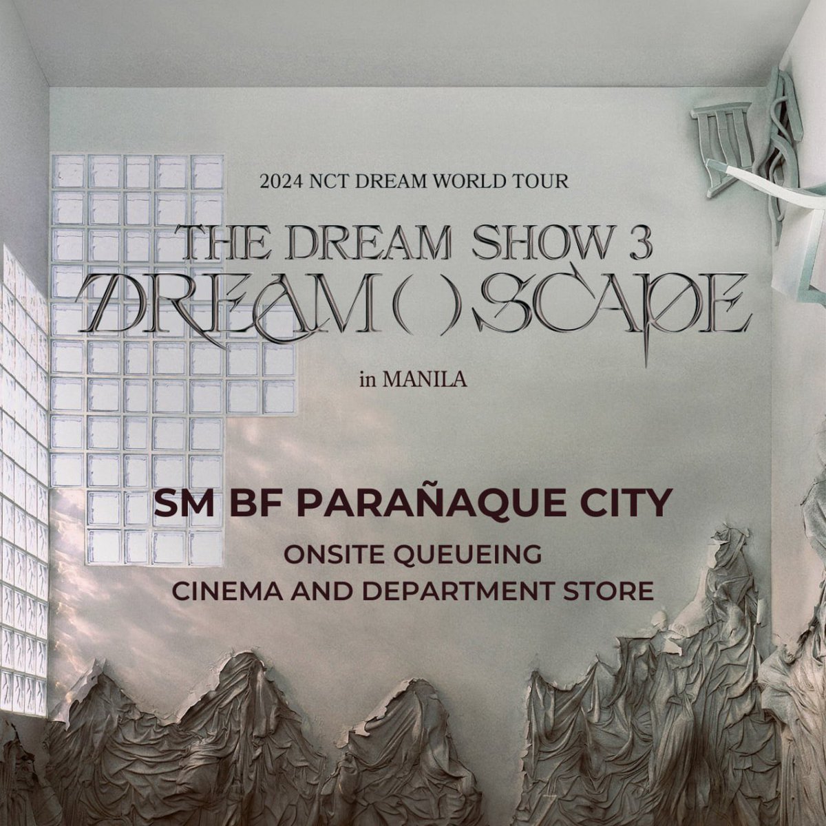 ParanaqueNCTzen's tweet photo. 2024 NCT DREAM WORLD TOUR <THE DREAM SHOW 3 : DREAM( )SCAPE> in MANILA UNOFFICIAL QUEUEING GUIDELINES

〖 SM BF PARAÑAQUE  〗
➫ 2024.05.11 12 PM (PST) 

Join the Telegram GC here! 💚 https://t.co/d5xtTKo070…

🏷 sm bf queue queueing line tds3 nct dream tds2 paranaque https://t.co/JZlSWn4c0M