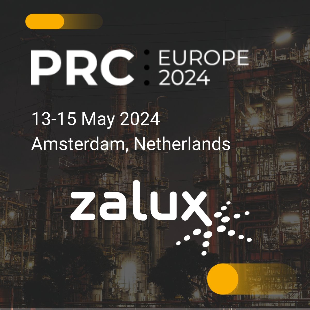 🟠Join our colleagues at PETROCHEMICAL&REFINING CONGRESS: EUROPE 2023 to discover

🔸How our #explosionproof lighting solutions can contribute to the efficiency of installations while ensuring the safety and lighting quality required for comfortable operation in hazardous areas.