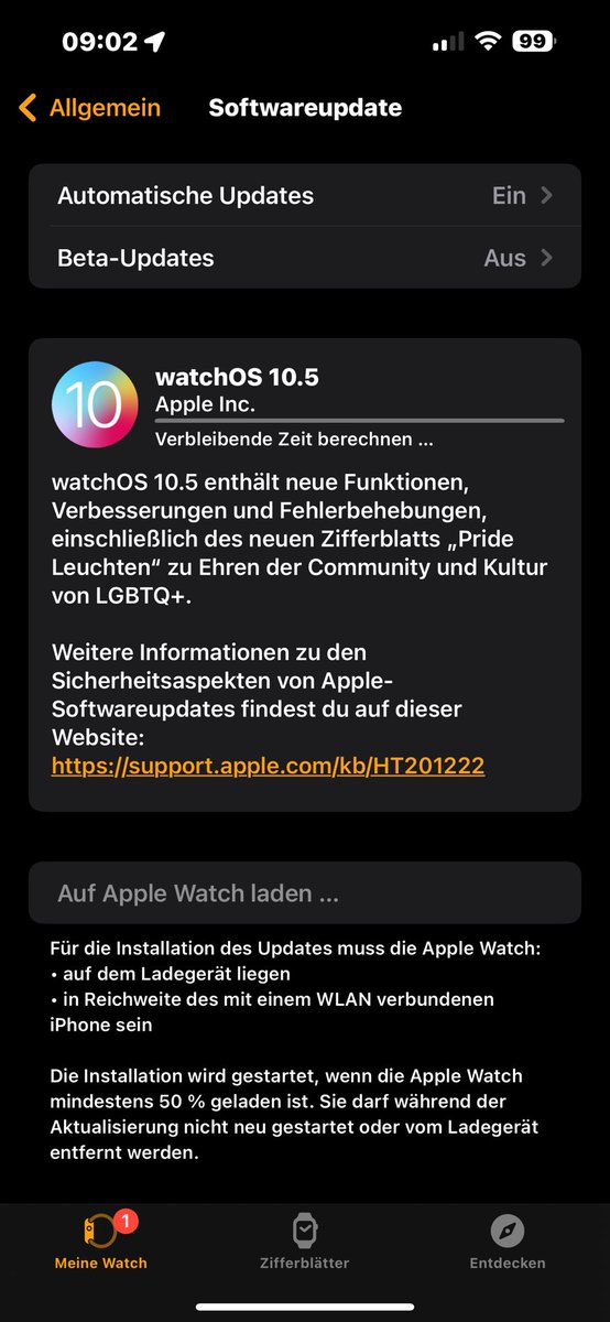 Alter WatchOS 10.5 ist einfach draußen aber IOs 10.5 nicht lul😂
@felixba