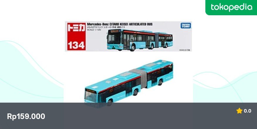 Keren ini bus gandeng Tomica-nya Coba cek ini di Tokopedia, deh. Harganya Rp159.000 tokopedia.link/DxtBcKEqqJb