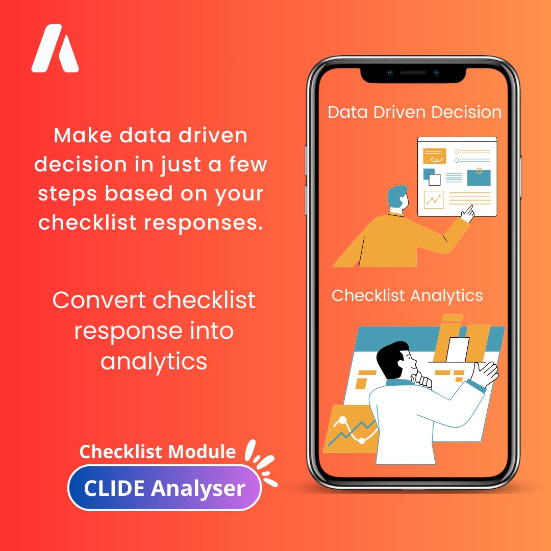 clide_analyser's tweet photo. "Turn Checklist Responses into Powerful Analytics with CLIDE Analyser! 📊

CLIDE Analyser's Checklist Module helps you make data-driven decisions by converting your checklist responses into actionable analytics. 

To know more visit - https://t.co/WvWZiyUs8f https://t.co/SSYkFmufXW