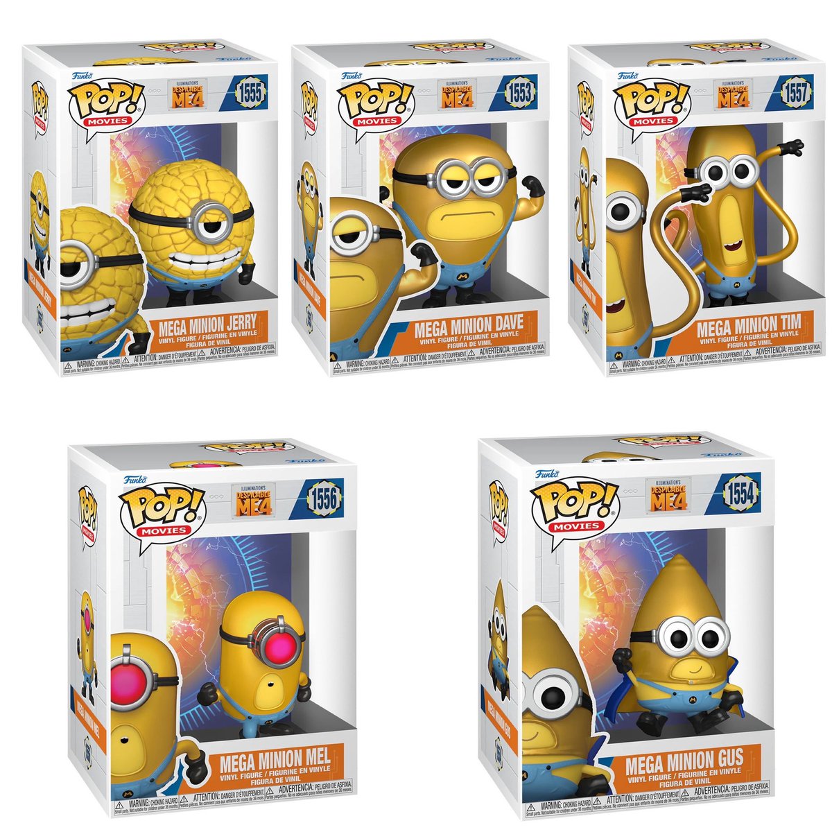 FunkoPOPsNews's tweet photo. First look at the new Mega Minions Funko POPs! From Despicable Me 4! Grab them below now from Amazon or later at EE! Thanks @funkoinfo_ ~
Amzn ~ https://t.co/ulM8RcczKz
EE ~ https://t.co/BK1ekN5tjL
#Ad #Minions #DespicableMe4 #FPN #FunkoPOPNews #Funko #POP #POPVinyl #FunkoPOP #FunkoSoda