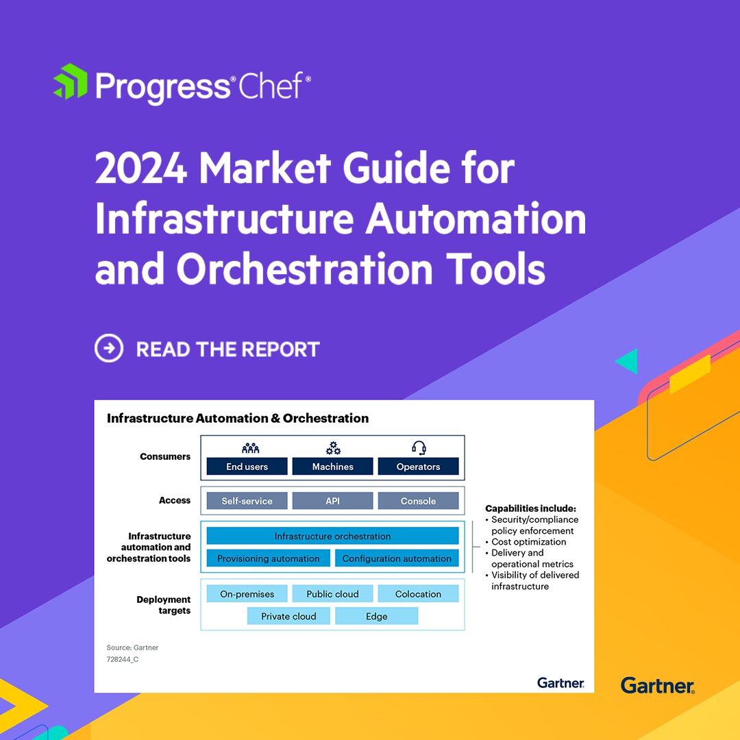 Progress Software recognized in 2024 Gartner ® Market Guide for IA&O. Read the report for more info. prgress.co/43YzaxN