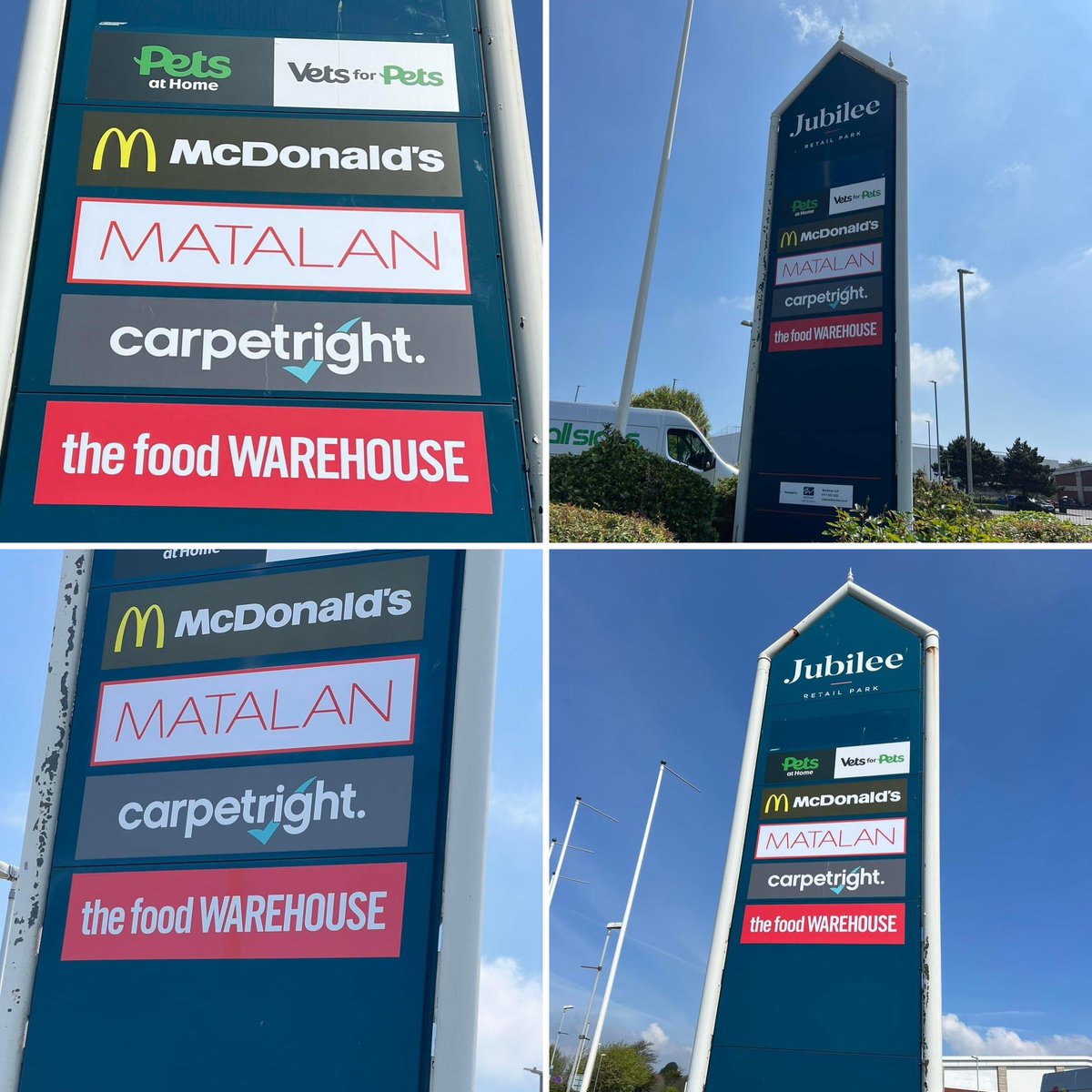In search of some much needed ☀️☀️☀️we headed down to Weymouth. Whilst there we thought would change the prints at Jubilee park to make the search worthwhile #sign #signs #signshop #signcompany #signdesign #signfabrication #signguy #signandgraphics #signmaker #signmaking
