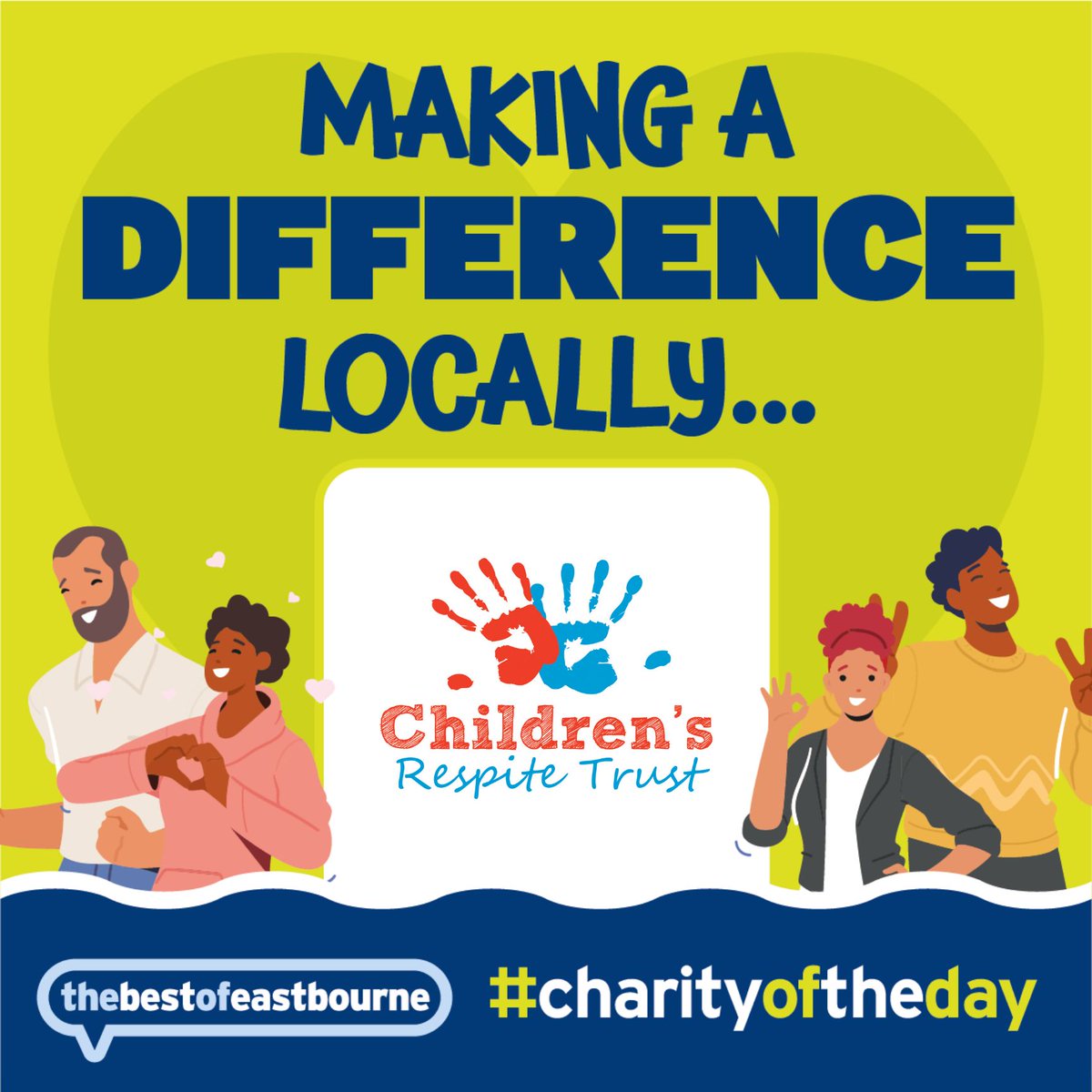 🤝 Making a difference locally 💙 Please show your support for @Childrespite, you can find out more about this local charity in our Community Guide bit.ly/429WgRq #BestOfEastbourne #CharityOfTheDay #EastbourneCharity #EBcharity #EastbourneVolunteer