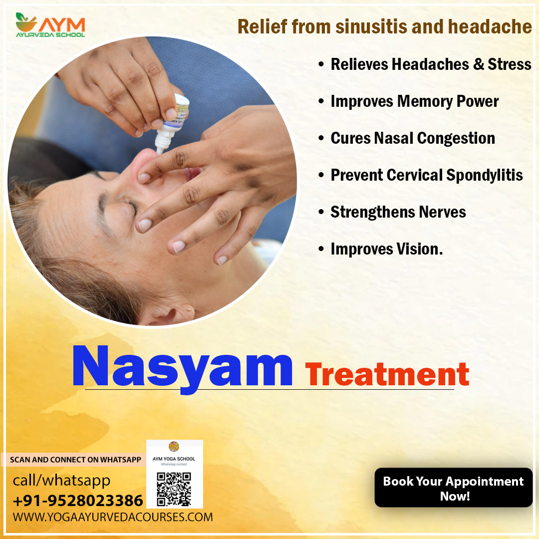 Nasyam is a treatment in the Panchakarma therapy mentioned in Ayurveda. It is an Ayurvedic detoxification therapy that involves the application of herbal oils and liquid medicines through nostrils. 
.
.
.
#Ayurveda #yoga 
.
.
.
.
.
.
#stockmarketcrash #StocksToBuy #StockMarket
