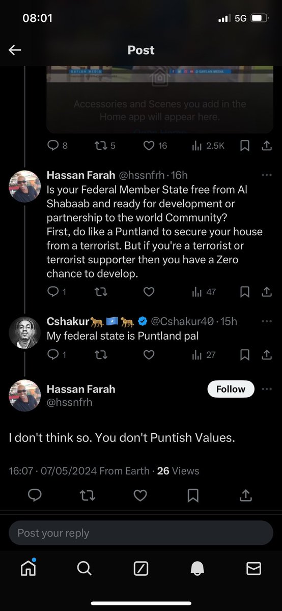 Puntland first crew will end up destroying PL hardships often prepare ordinary people for an extraordinary destiny not once have I seen them talk about the issue PL have and how to fix it but instead they talk about qabyalaad and if you don’t agree with them you’re not from PL or…