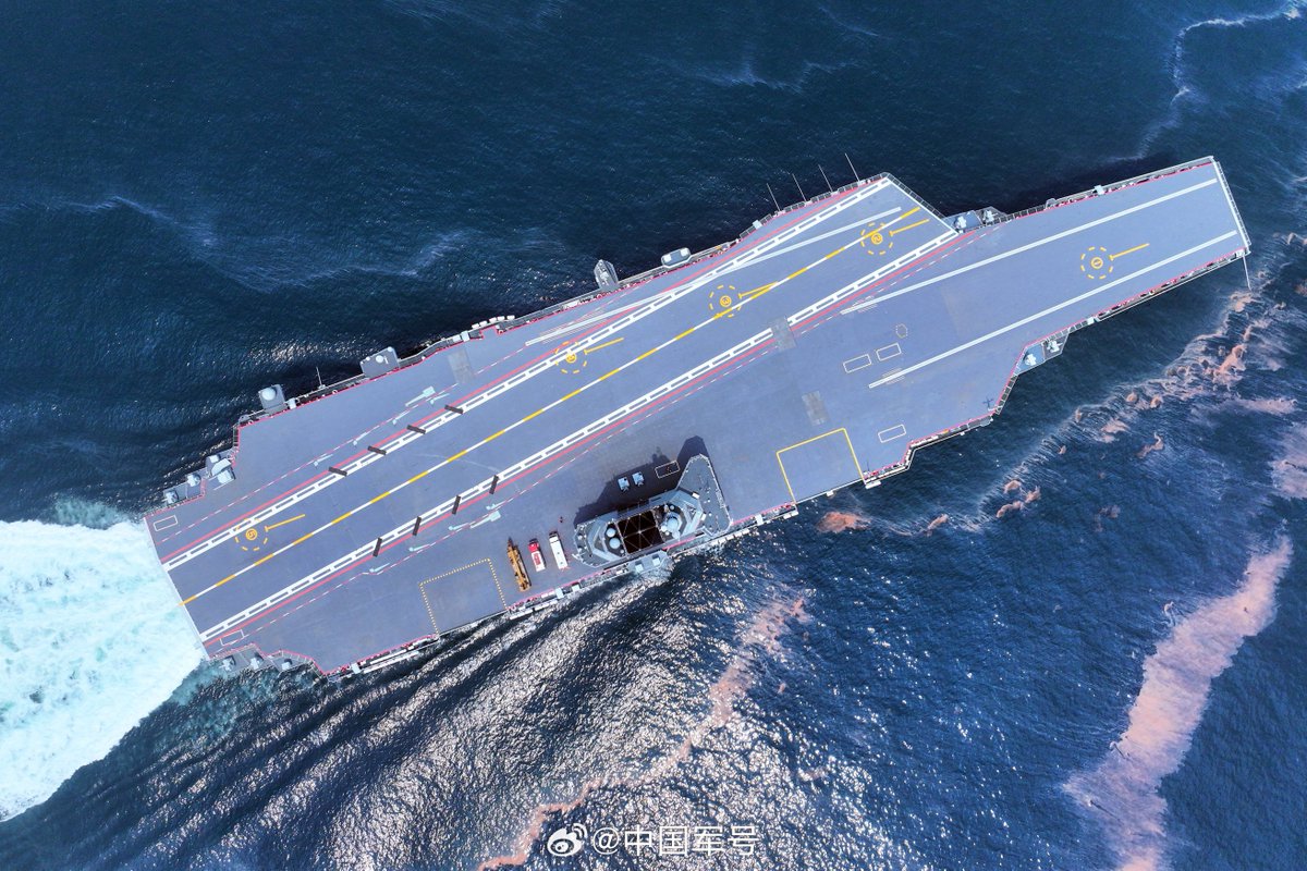China's 3rd aircraft carrier Fujian has completed her first sea trial