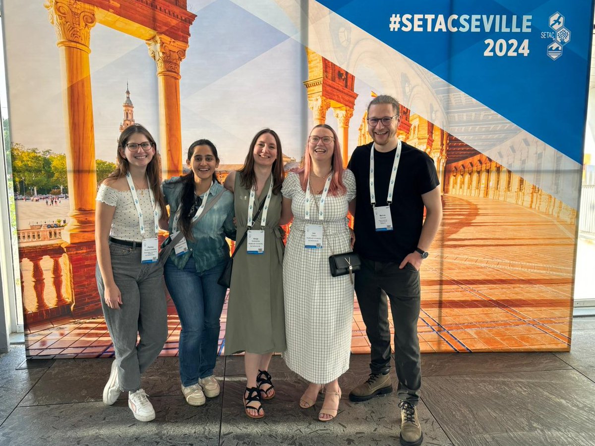 QTOX8's tweet image. Excited to announce a @QTOX8 delegation's presence at #SETAC2024 Europe 34th Annual Meeting in the beautiful Seville, Spain! Five of our doctoral researchers are connecting with peers and experts in environmental science from across Europe. 🌍
#H2021 @MSCActions #ecotoxicology