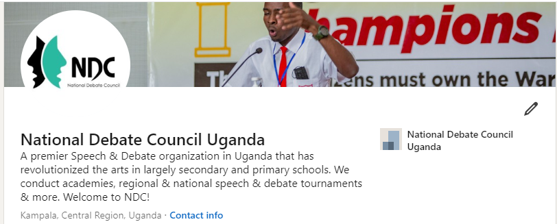 Ugandans on X, you can now Follow the National Debate Council Uganda on LinkedIn and witness our impactful discussions, fostering critical thinking, and advocating for positive transformation in Uganda. Link: linkedin.com/in/national-de… #DebateIsTheThing