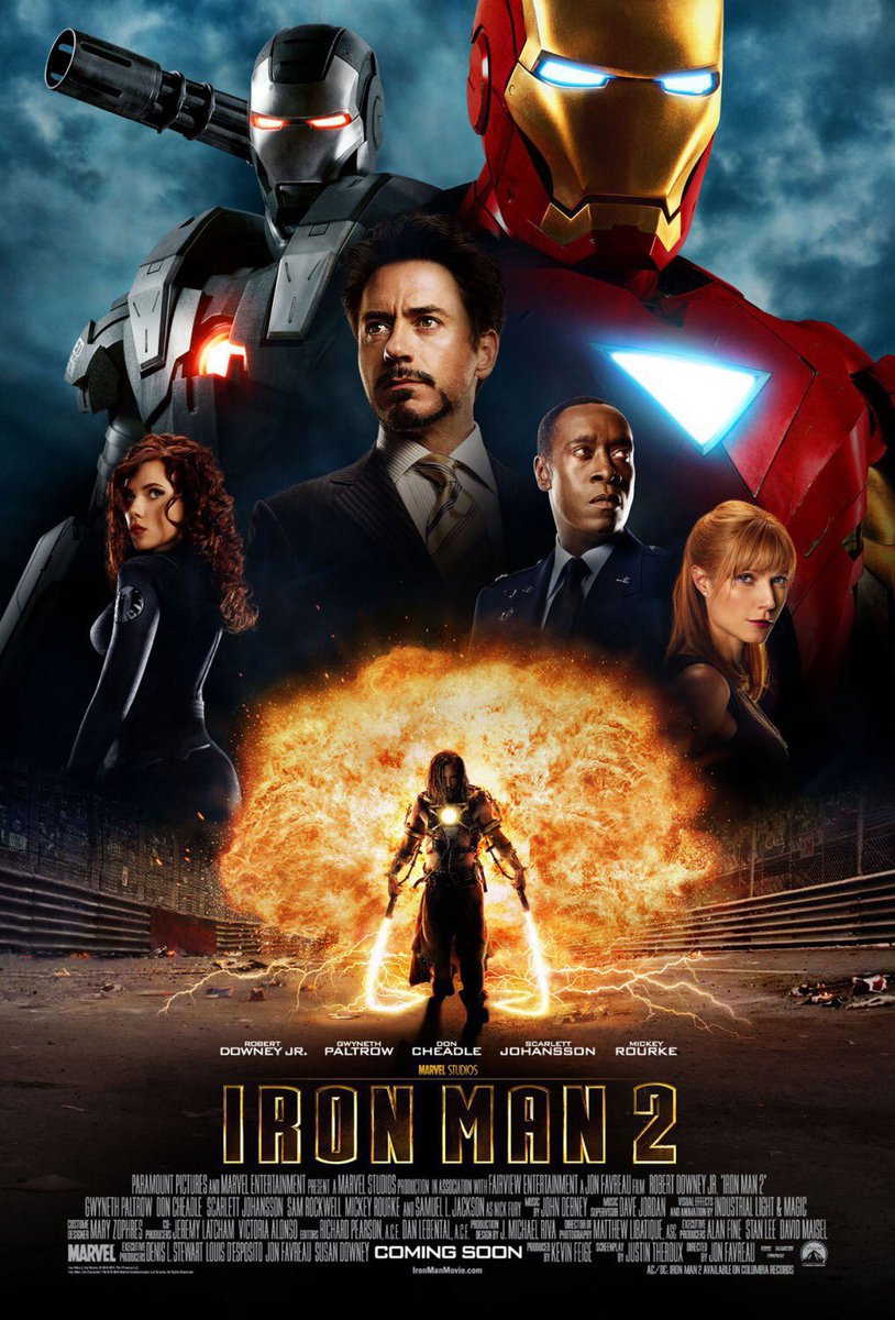 🎬MOVIE HISTORY: 14 years ago today, May 7, 2010, the movie ‘Iron Man 2’ opened in theaters!

@RobertDowneyJr #GwynethPaltrow #DonCheadle #ScarlettJohansson @Jon_Favreau #SamRockwell #MickeyRourke #SamuelLJackson #ClarkGregg #LeslieBibb #GarryShandling #JohnSlattery @Kevfeige