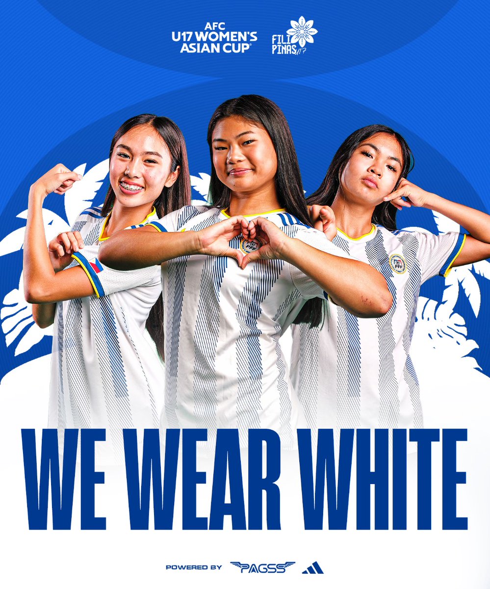 Calling on the Filipino community in Bali! Come on down to the Bali United Football Center to support your #FilipinasU17!! 𝙒𝙀 𝙒𝙀𝘼𝙍 𝙒𝙃𝙄𝙏𝙀!! 🆚 🇵🇭🇰🇵 ⏰ 4:00pm Local/PHT 🏟️ Bali United Training Center 💻 AFC Asian Cup YouTube 🔵🔴 #LabanFilipinas #ParaSaBayan