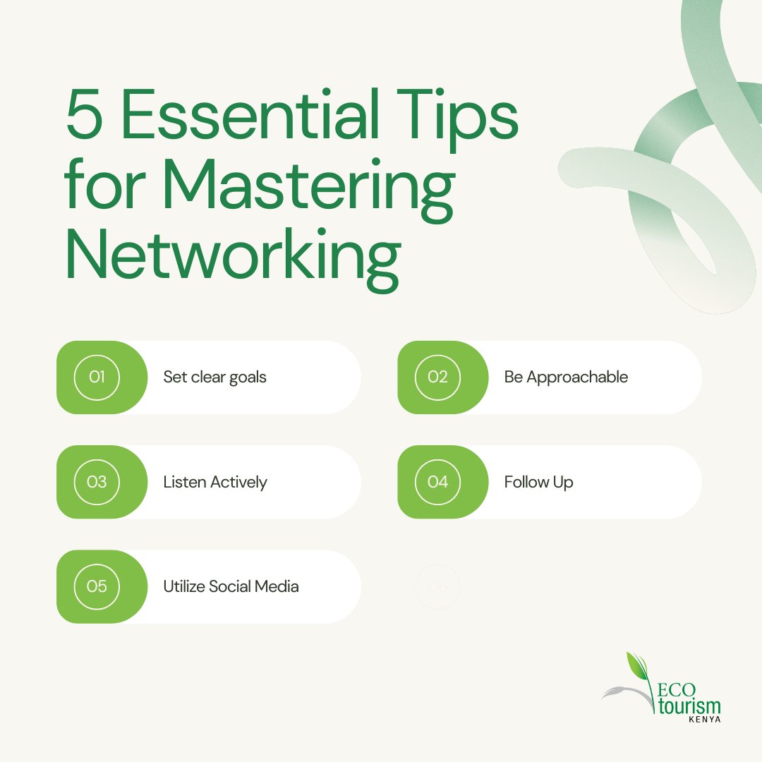 🤝With an increase in corporate events, you can elevate your #networking game and make meaningful connections for your #career and #business growth. Discover practical tips in our latest article. 🔗ecotourismkenya.org/blog/the-power… Can you share your go-to networking tip?