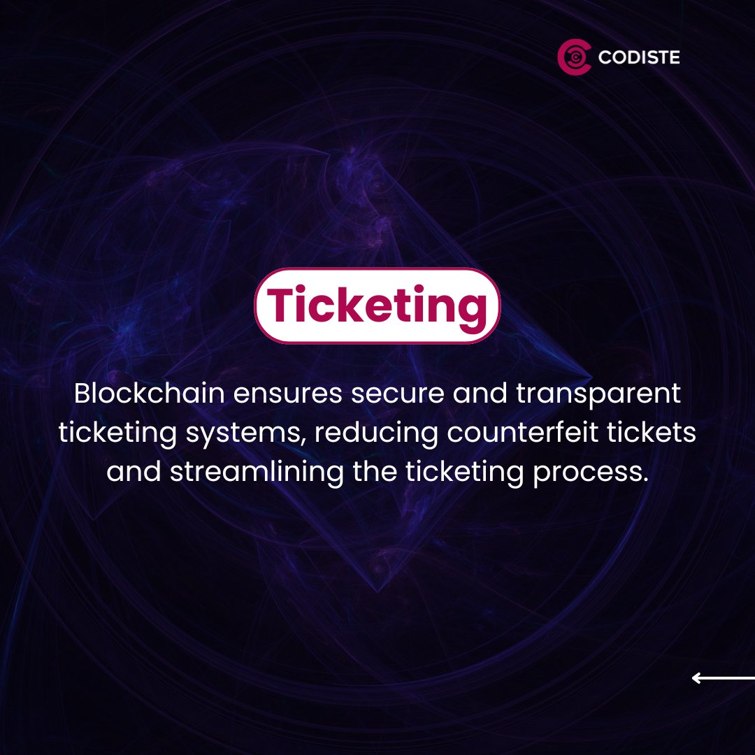 codistepvtltd's tweet image. 🚀 Events Management with Blockchain in 2024! 

Ensures secure and transparent #ticketingsystems, making event experience smoother than ever.

📣 Elevate your event promotion game with blockchain-based platforms! 

Ready to revolutionize #eventmanagementgame?
