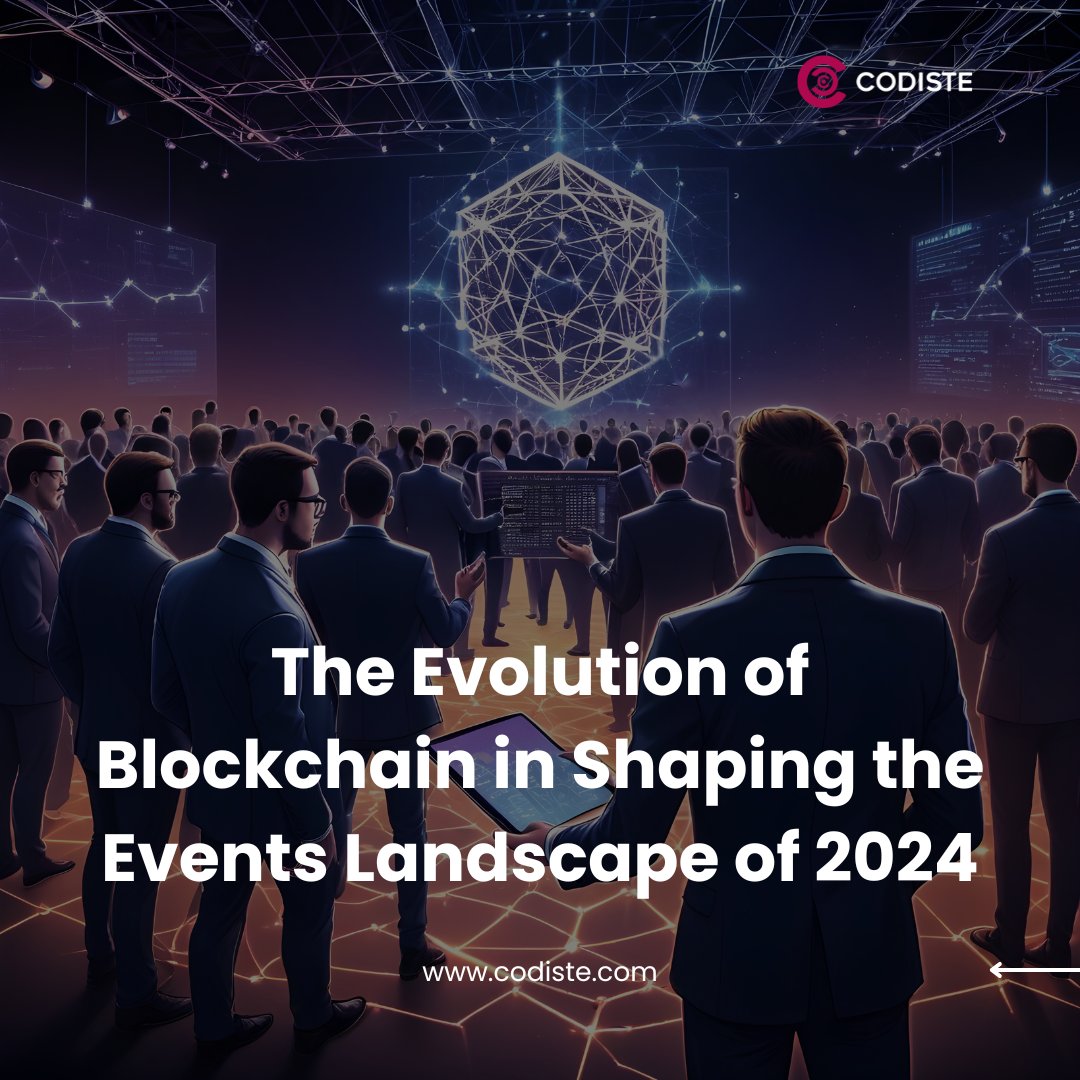 codistepvtltd's tweet image. 🚀 Events Management with Blockchain in 2024! 

Ensures secure and transparent #ticketingsystems, making event experience smoother than ever.

📣 Elevate your event promotion game with blockchain-based platforms! 

Ready to revolutionize #eventmanagementgame?