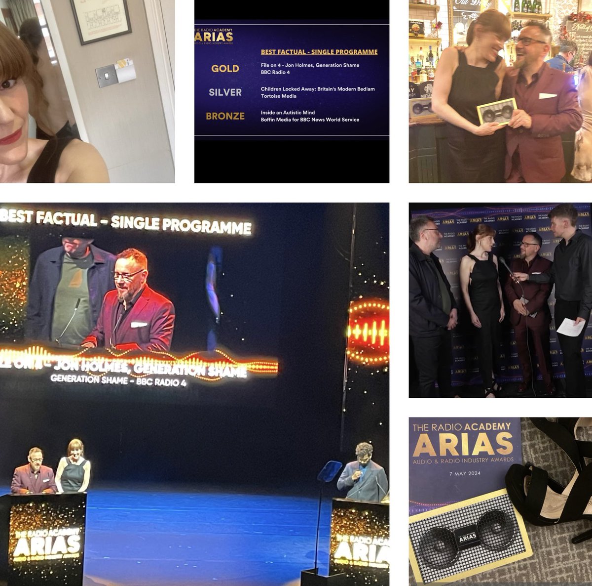 Apparently this happened. Best Factual Documentary 2024. Mainly down to my brilliant presenter @jonholmes1 Unending thanks to our incredible interviewees @AnnKeen11 @GrandCamouflage @AdultAdopteeMov @RealArielBruce And of course @mohitbakaya @hughlevinson @BBCRadio4 #UKARIAS
