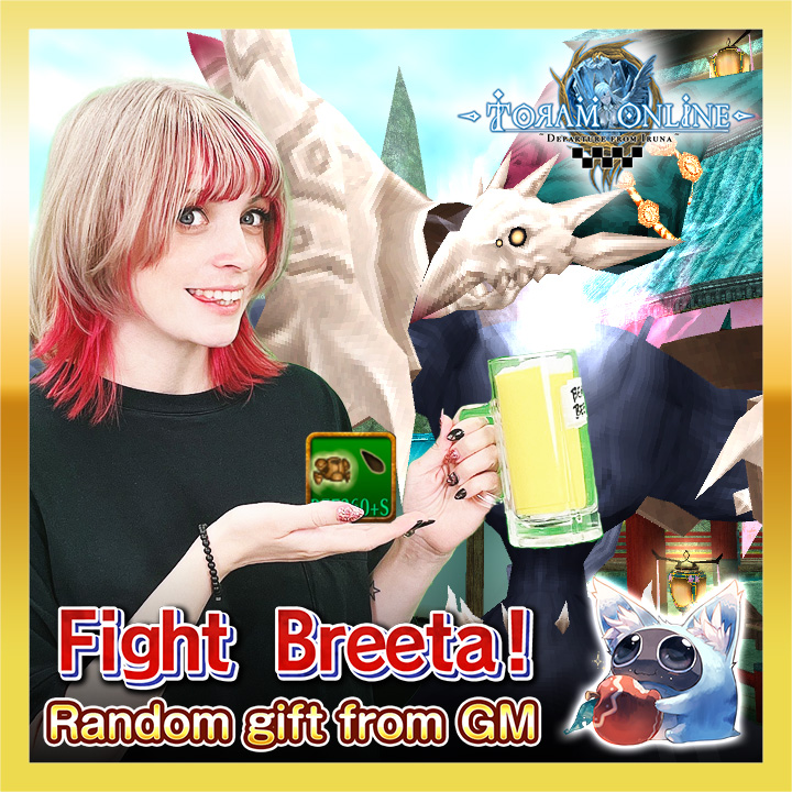 #Toram Bemmo Livestream Come join our livestream and I'll have a present for several random players! Also let's challenge Breeta again! by Sarah 🍻 Starting @ 12PM (GMT+9) ▶️Youtube: youtube.com/live/qkNc3ZcDA… #bemmo