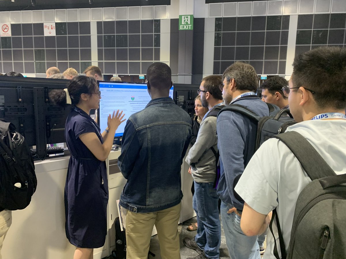 HSun981's tweet image. First time presenting @ISMRM ! Thanks everyone for the attention and inspiring feedback on my work on EMI removal ☺️🇸🇬! #ISMRM24 #ISMRM