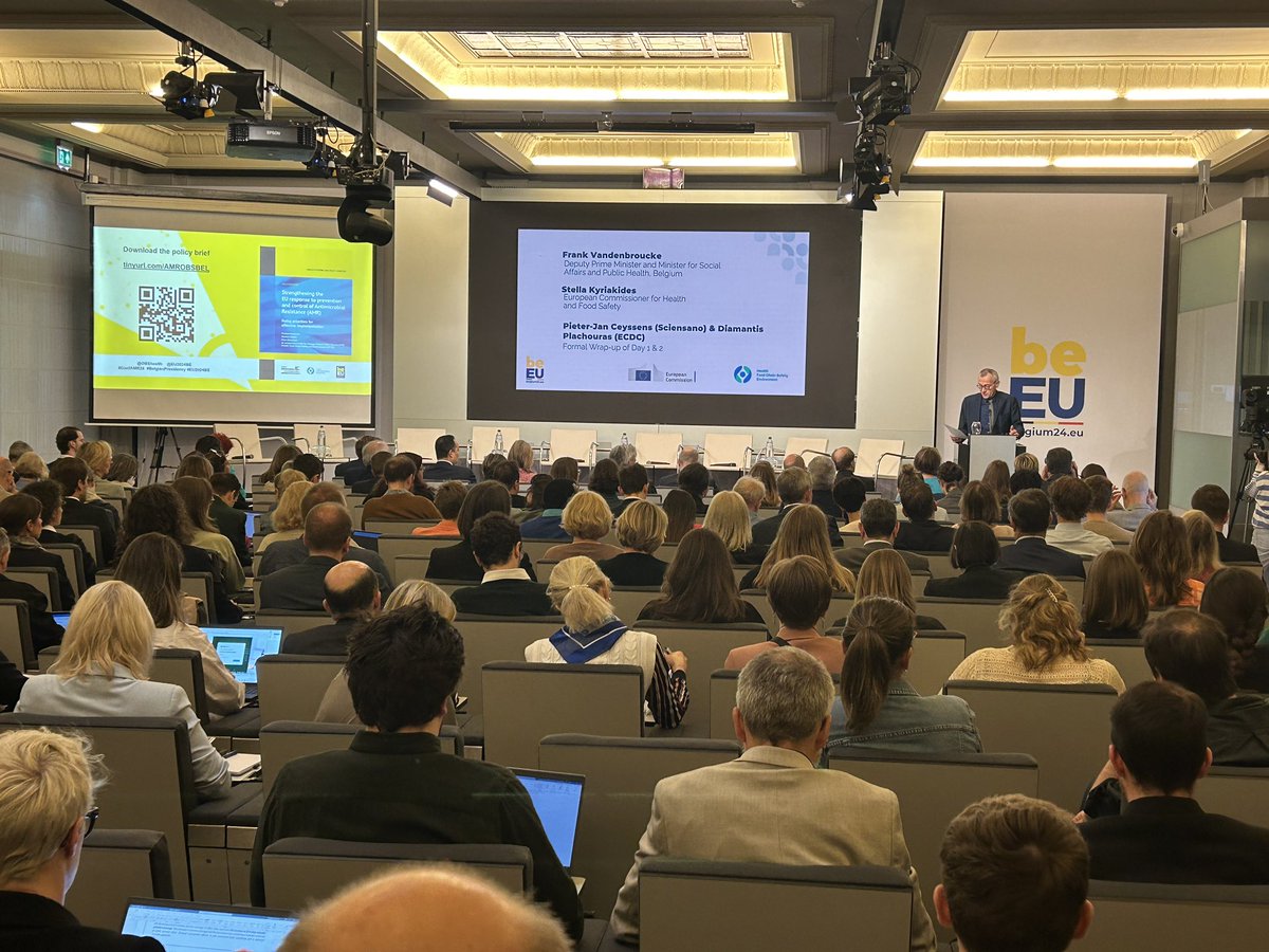 The @EU2024BE #ConfAMR24 has started. Thanks #BelgianPresidency @FPSHealth for your leadership to address #AMR! @CARB_X stands ready to continue replenishing the global clinical pipeline with promising antibiotics, vaccines & diagnostics. The time to #StopSuperbugs is now.